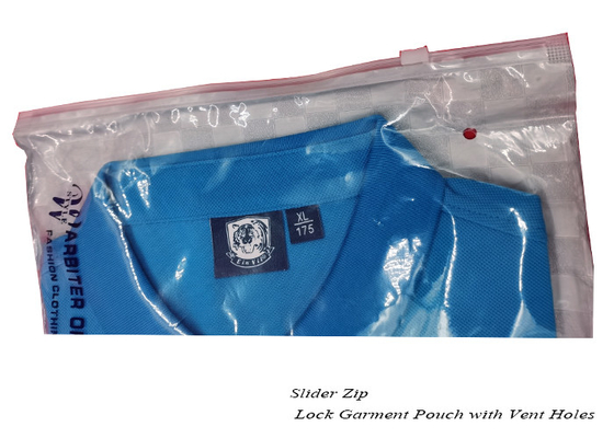Garment 16x16 Inch 3 Mil Reclosable Zipper Bags sustainable Recycable