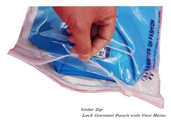 Garment 16x16 Inch 3 Mil Reclosable Zipper Bags sustainable Recycable