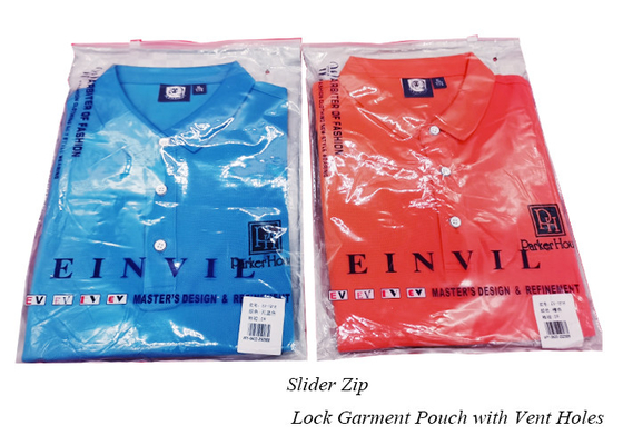 Garment 16x16 Inch 3 Mil Reclosable Zipper Bags sustainable Recycable