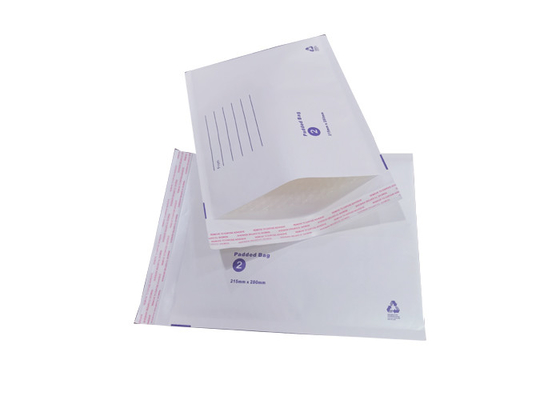 Lightweight 110gsm Kraft Paper Bubble Mailers With Custom Printed
