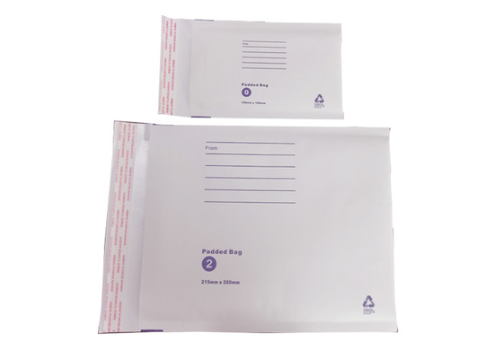 Lightweight 110gsm Kraft Paper Bubble Mailers With Custom Printed