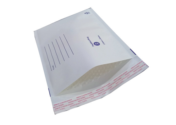 Lightweight 110gsm Kraft Paper Bubble Mailers With Custom Printed