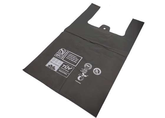 Singlet Shape 1 Mil Plastic Free Packaging Biodegradable Food Waste Bags