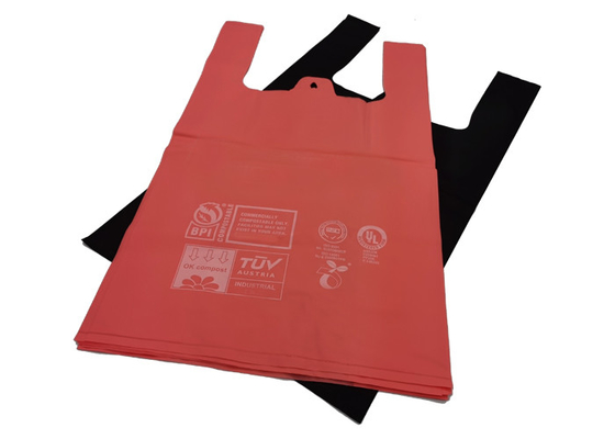 Singlet Shape 1 Mil Plastic Free Packaging Biodegradable Food Waste Bags