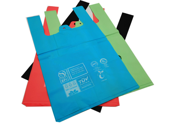 Singlet Shape 1 Mil Plastic Free Packaging Biodegradable Food Waste Bags
