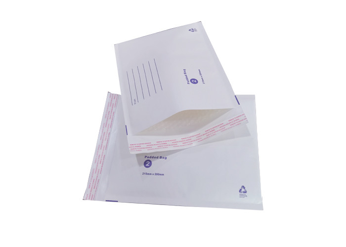 Lightweight 110gsm Kraft Paper Bubble Mailers With Custom Printed