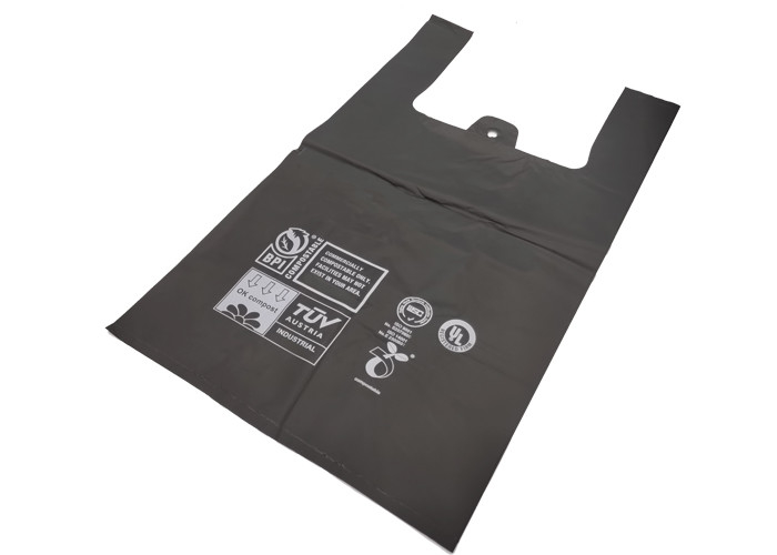 Singlet Shape 1 Mil Plastic Free Packaging Biodegradable Food Waste Bags