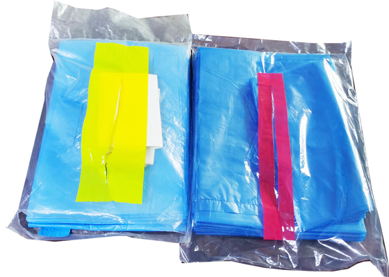 Порошок младенца душил сумки ворсистого, HDPE надушенные мешки пеленки